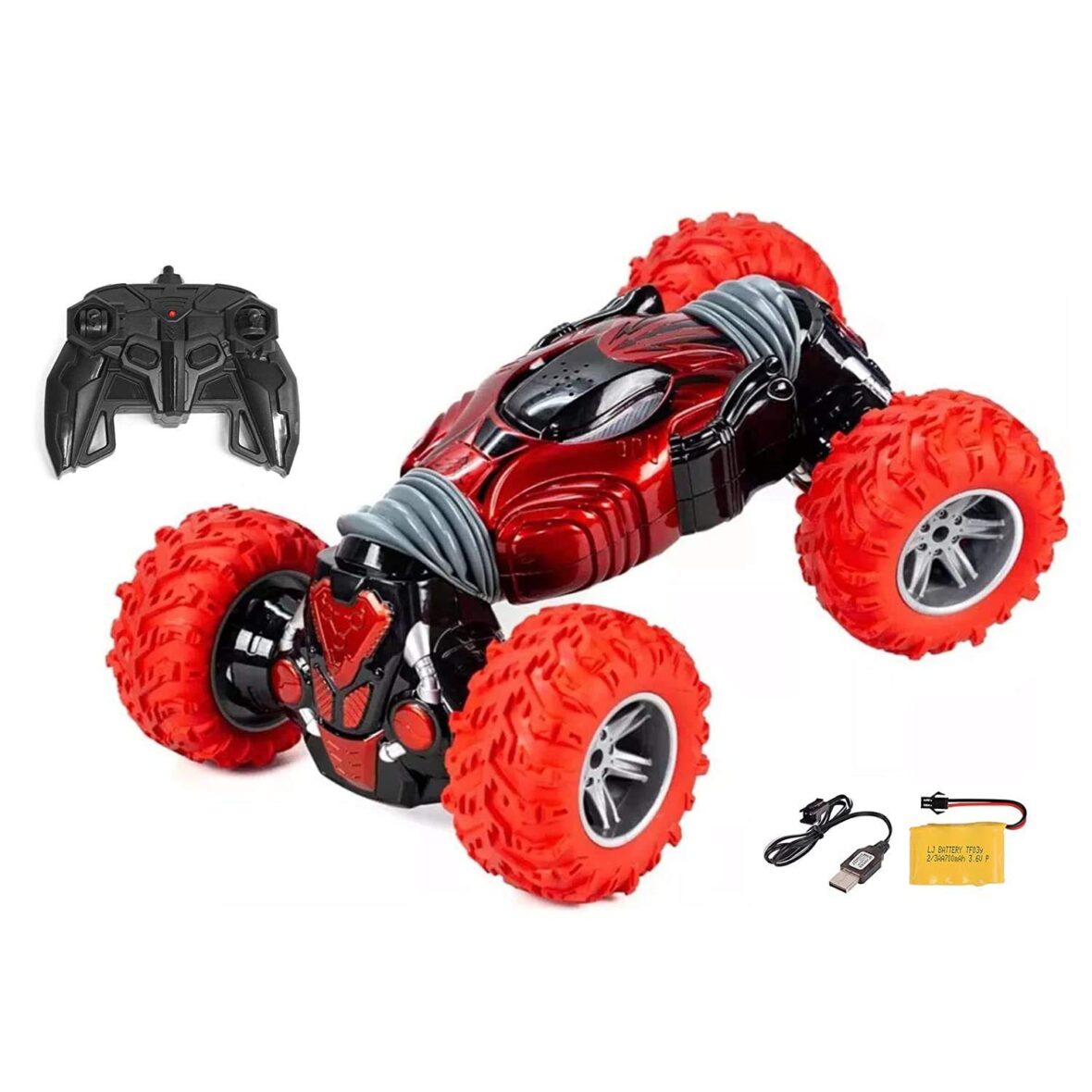 R/C Car: Twisted Climber Legends Champion | Two Sides Roll Off-Road Distortion Super Car | Off-Road Spine Design Twisted Climber All-Terrain Monster – Assorted Color