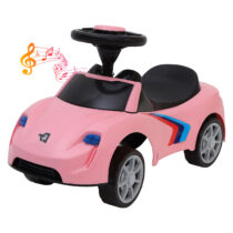 Dash F1 Musical Ride On Car With Front And Rear Lights - Pink