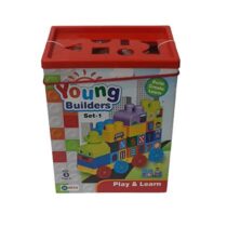 Ekta Young Builders Set 1 (44 Interlocking Pieces ) Building Blocks for Kids Boys Girls 3+ Years Best Gift