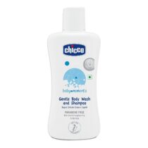 Chicco Baby Moments Gentle Body Wash and Shampoo for Soft Skin and Hair, Dermatologically tested, Paraben free (100 ml)