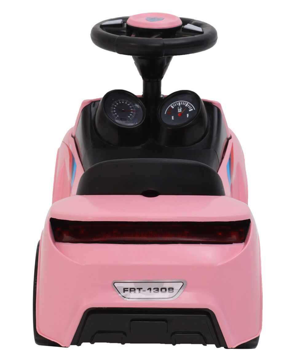 Dash F1 Musical Ride On Car With Front And Rear Lights – Pink
