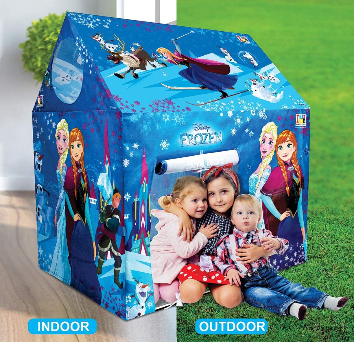 ITOYS Frozen Play Tent House for Boys and Girls  (Blue)