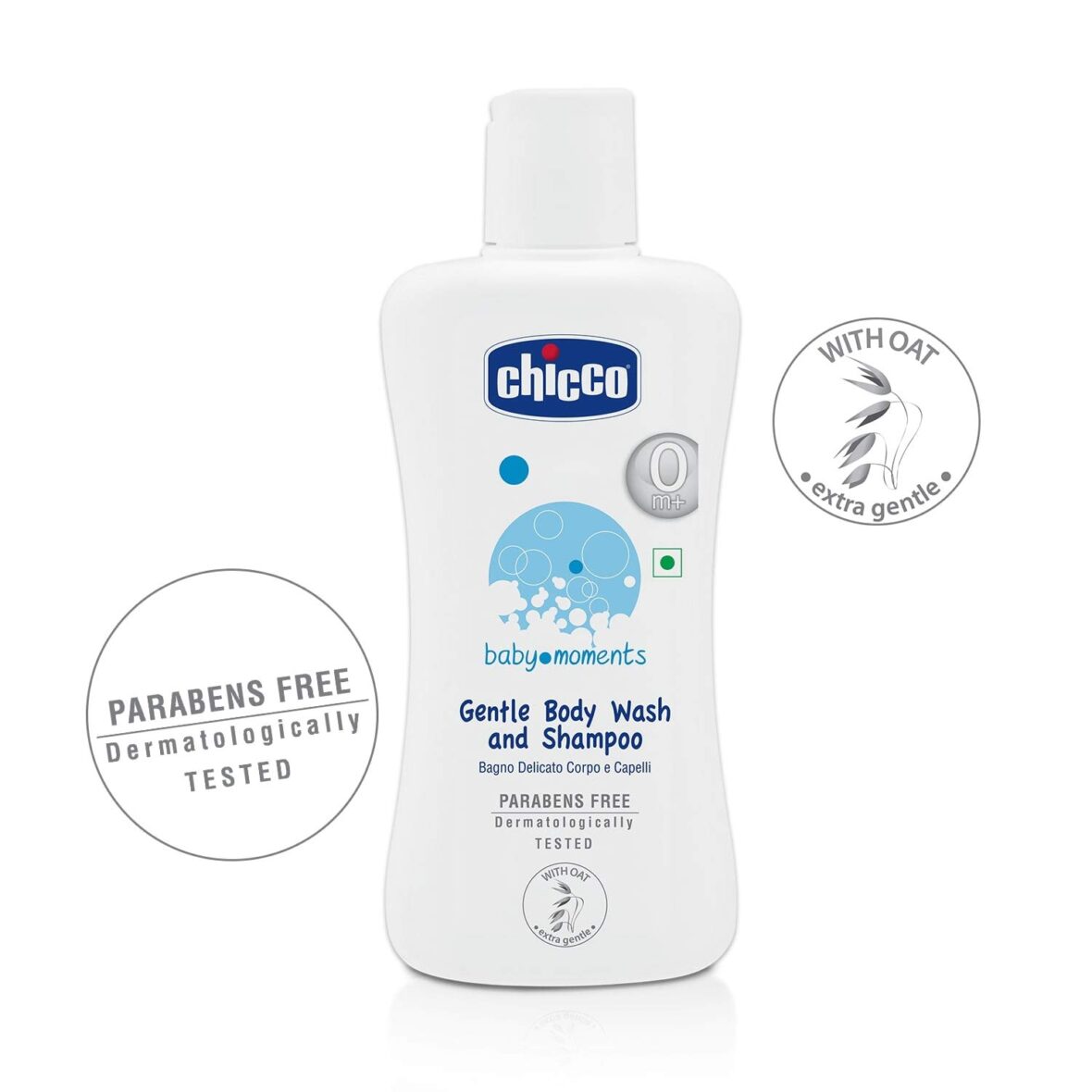 Chicco 200ml Gentle Body Wash And Shampoo