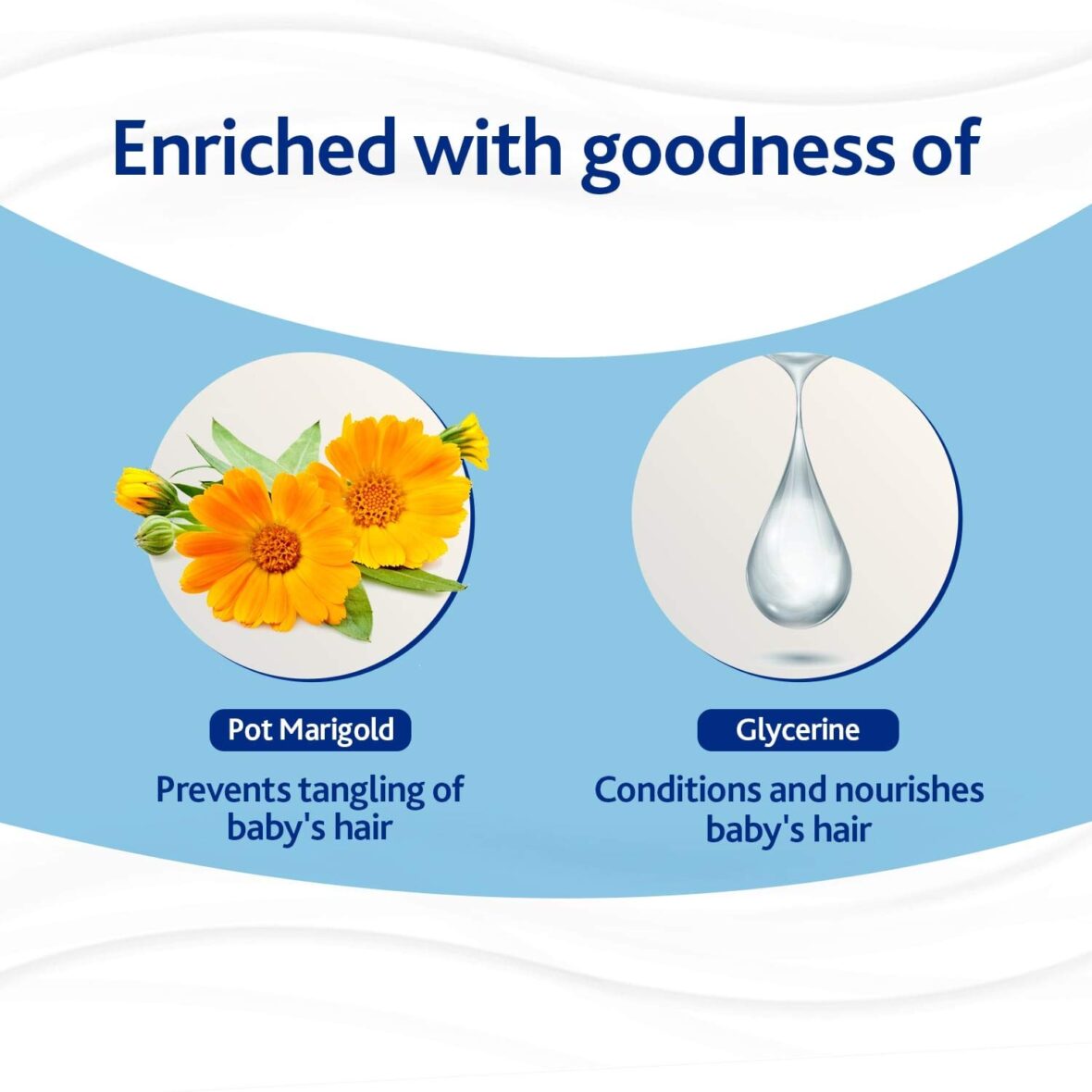 Chicco No-tears Shampoo for Soft and Tangle-free Baby Hair, Dermatologically tested, Paraben free (500 ml)