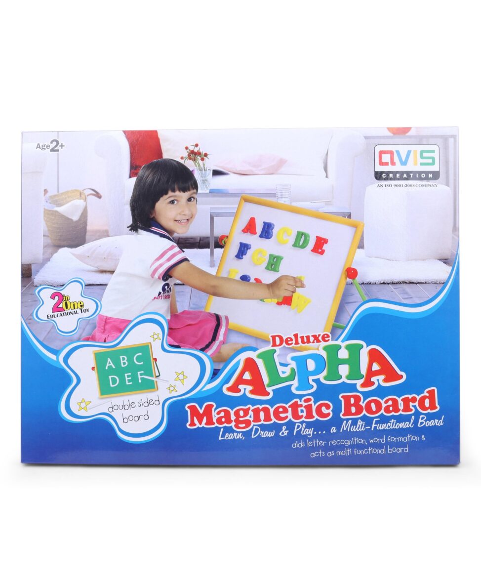 Avis Alpha Magnetic Double Sided 2 in 1 Board – Multicolor 07