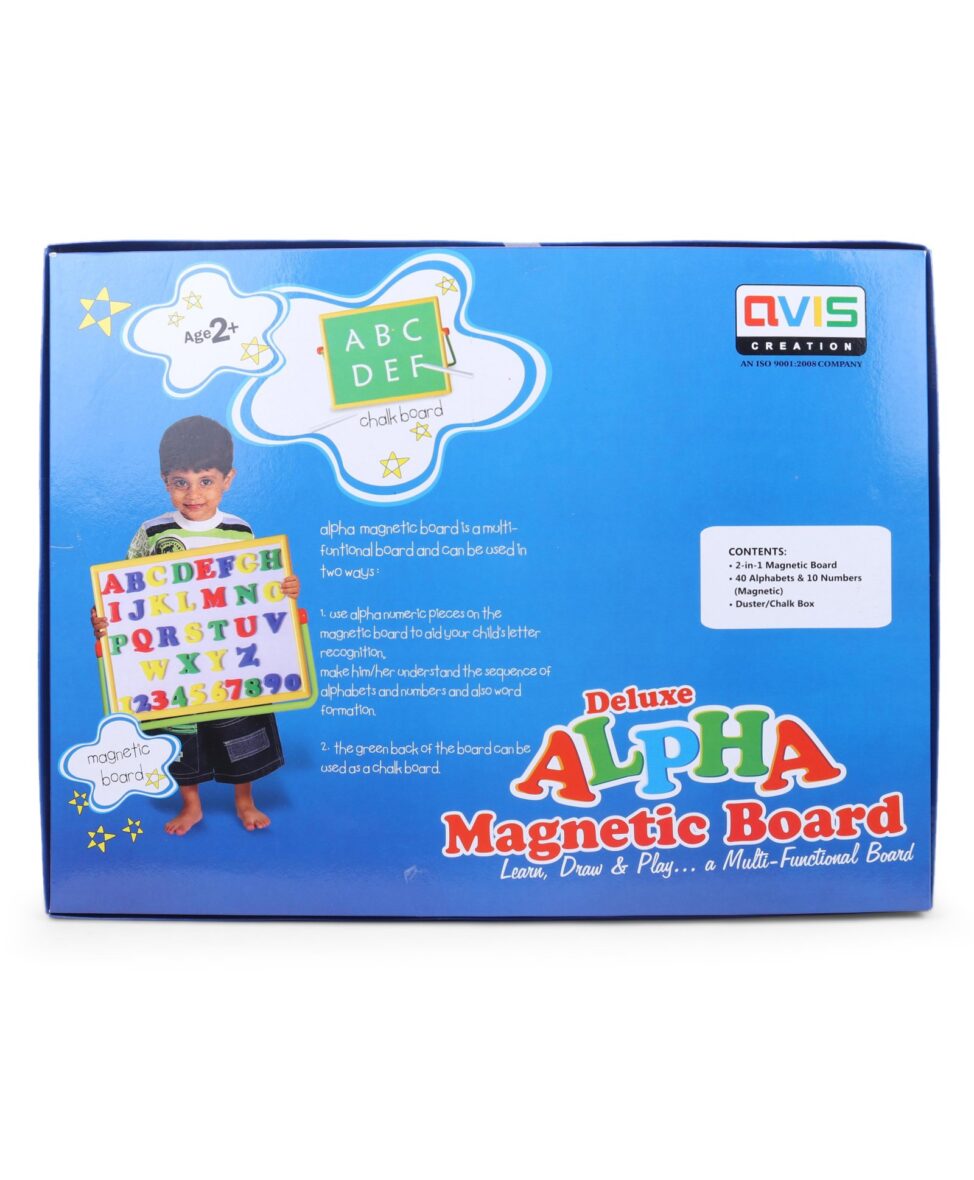 Avis Alpha Magnetic Double Sided 2 in 1 Board – Multicolor 08