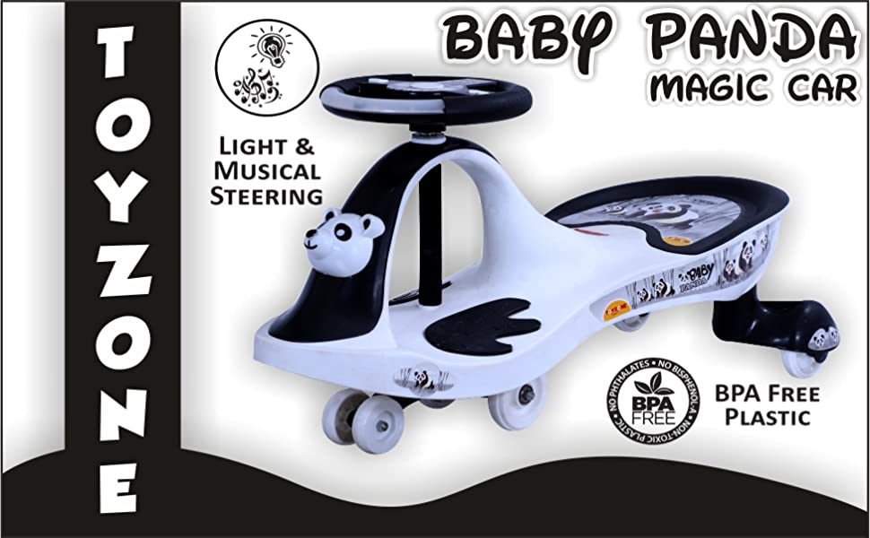  Dash F1 Musical Ride On Car With Front And Rear Lights - Pink Toyzone Baby Panda Magic Car-50940