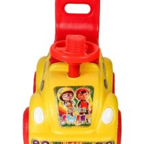 Swift Car for kids, Yellow & Red,2 to 4 years with handle