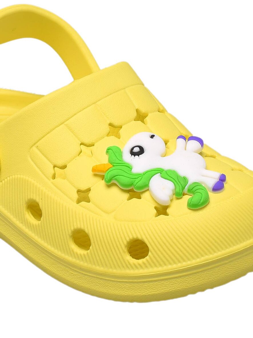 Yellow-Bee-yellow-Baby-unicorn-clogs-for-Girls-00 (3)