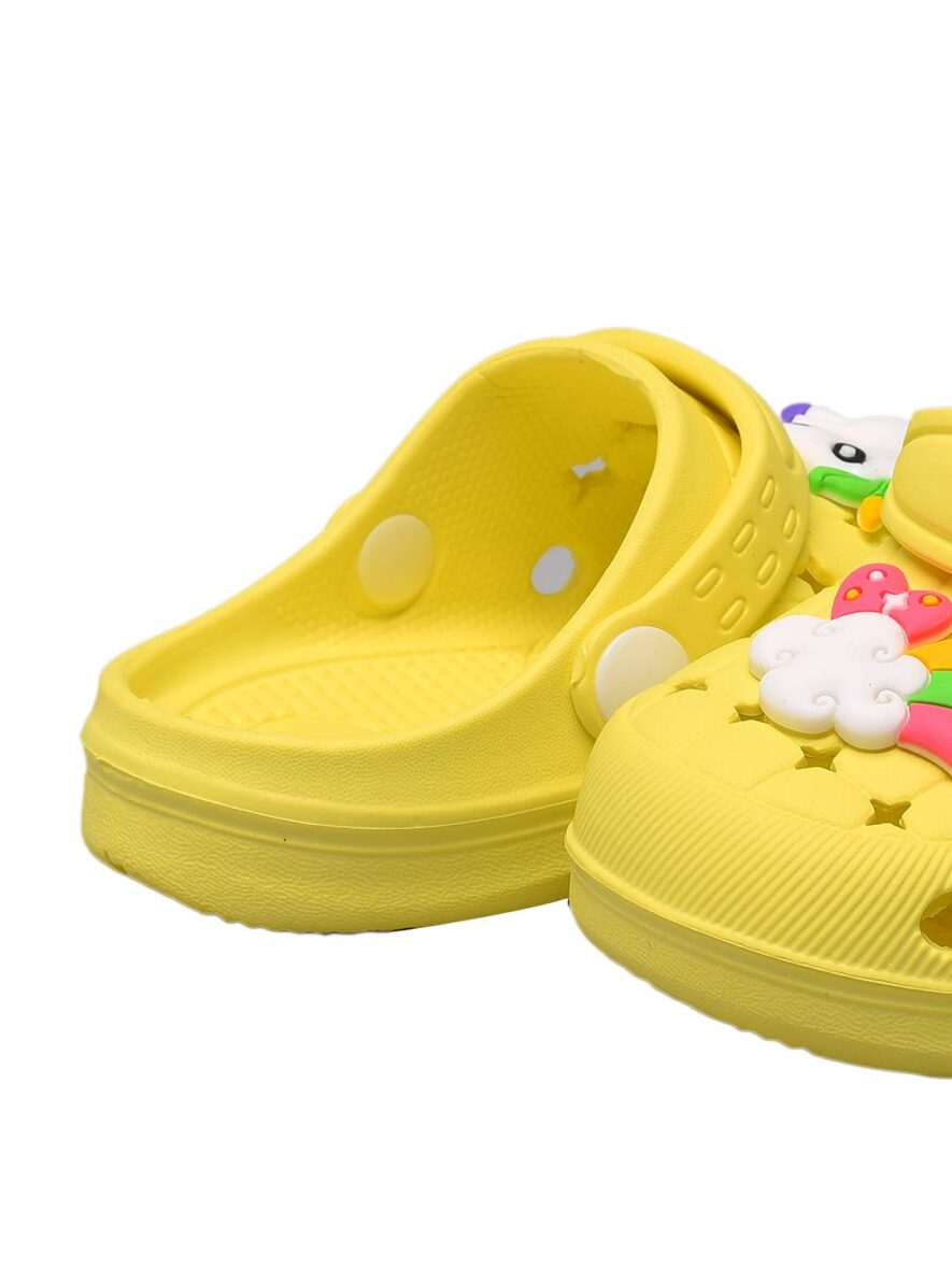 Yellow-Bee-yellow-Baby-unicorn-clogs-for-Girls-00 (6)