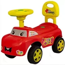 Panda Baby City Rider Rideons & Wagons Non Battery Operated Ride On (Red)