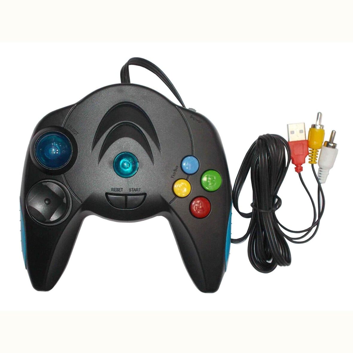 Advance Plug N Play Model No AD-2521 Video Games – Combat + Shooting + Sports + Racing with Action + Puzzles & More (Black) – Replayed Game