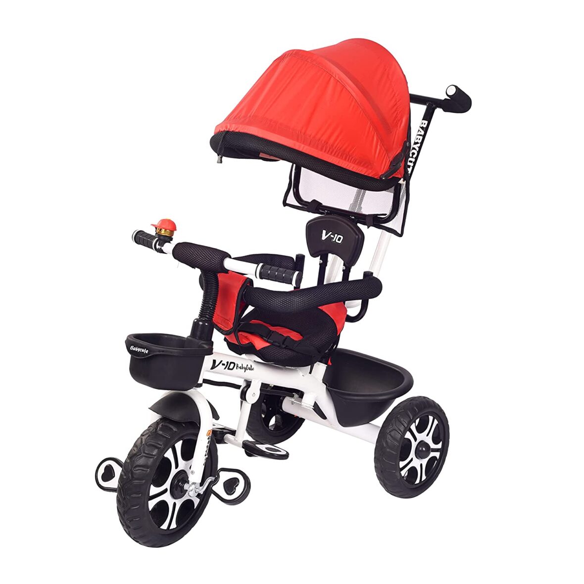 BabyCute Tricycle V10 Sunshield Canopy & Parental Control