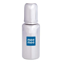 Mee Mee Premium Steel Feeding Bottle, Silver, 240ml