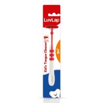 LuvLap Baby Tongue Cleaner Brush With Soft Rubber Tongue Scraper Head, 18M+, Multicolor (assorted colors, colors may vary)