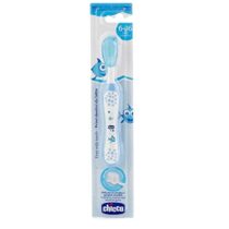 Chicco Toothbrush, 6-36 Months (Blue)