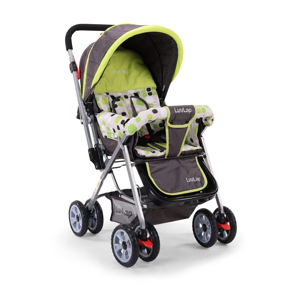 Luvlap Sunshine Stroller/Pram, Easy Fold, for Newborn Baby/Kids, 0-3 Years Multicolor