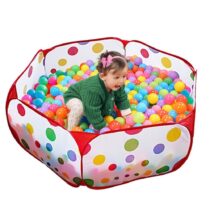 U Smile Fun Ball Pool Playing Pen with 50 Balls for Kids, Toddlers, Pets