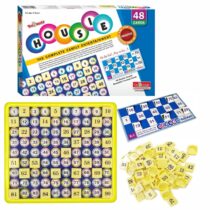 Housie Reusable Folding Ticket - Tambola Bingo Lotto Family Board Game (48 Reusable Cards)