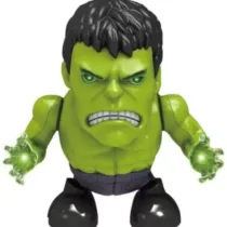Dancing Battery Operated Hulk Robot Action Figure Musical Superhero with Cool Light Sound and Dance Avengers Hulk Toy for Kids Toddlers - hulk dance light music hulk toy