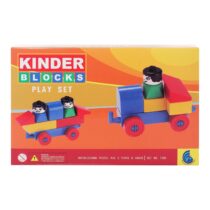 Olympia Kinder Blocks Play Set Blocks Transportation Learning Educational Construction Building Creative Interlocking Toy Game for Kids Age 3 Years and Above.