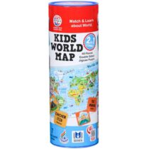 Ratna Kids World Map Jigsaw Puzzle for Kids - 48 Pieces
