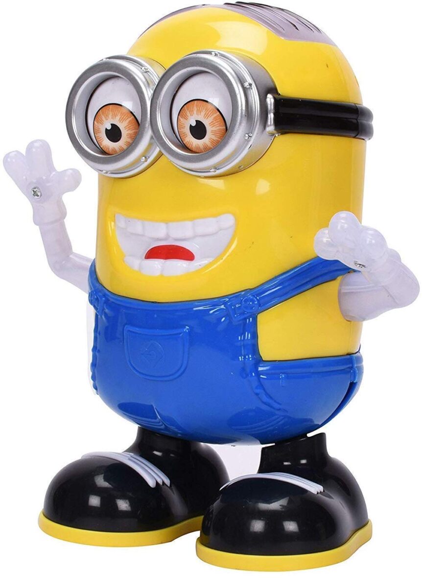 U Smile Dancing Despicable me 3 with Music, Flashing, Lights and Real Dancing Action, Battery Operated (Multi Color)