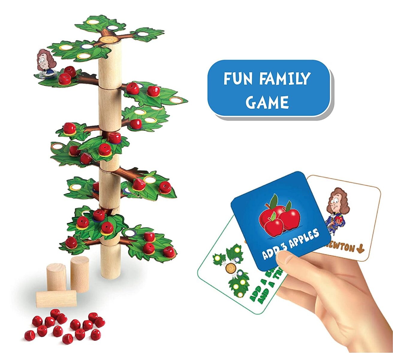 Skillmatics Newton’s Tree | Fun Family Game of a Tumbling Tree | Gifts for Ages 6 and Up | Balancing, Stacking, Strategy and Skill Building