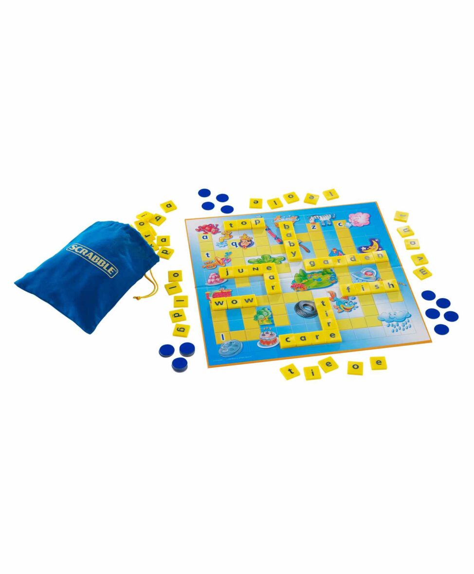 Junior Scrabble Crossword Board Game – Multicolour