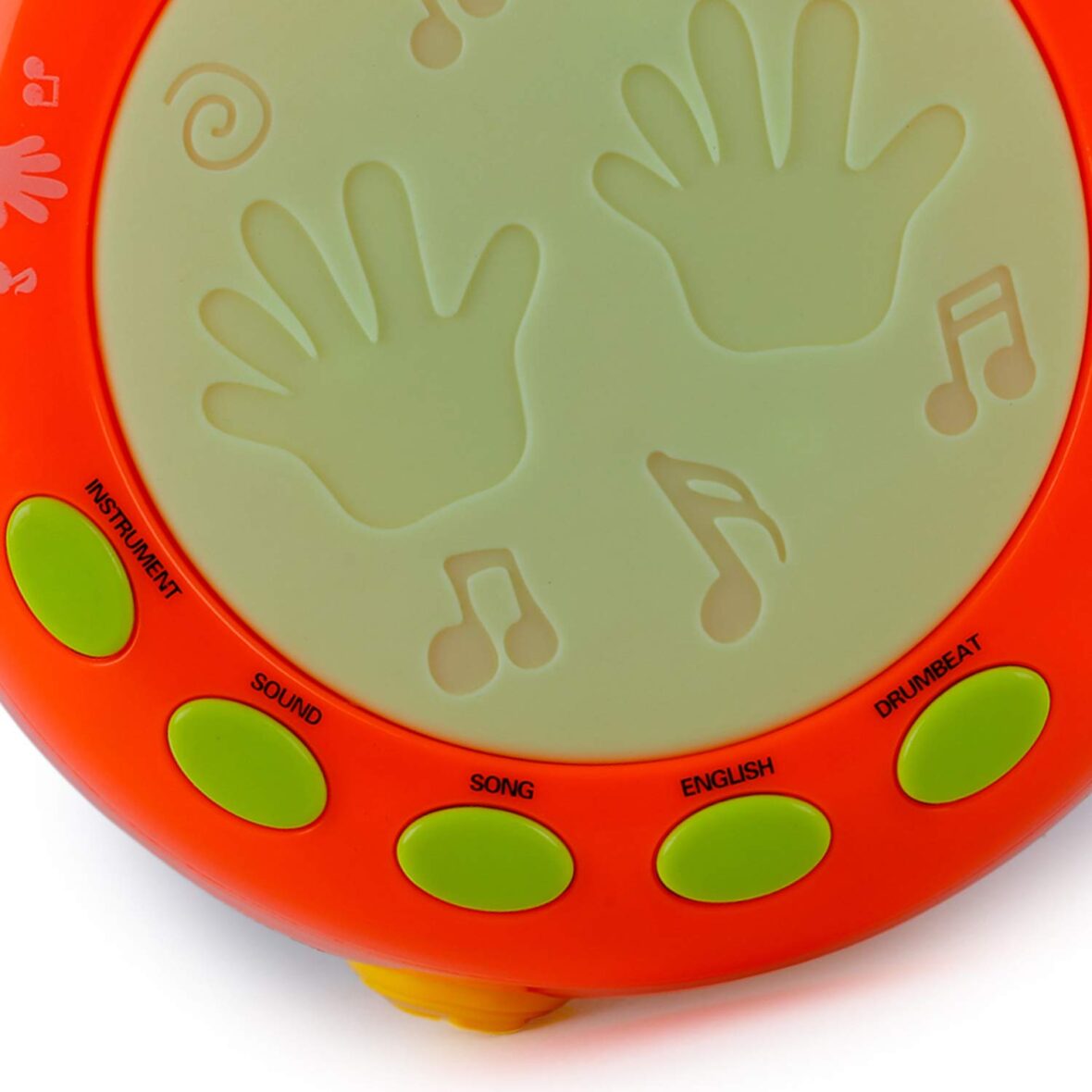Battery Operated Flash Drum with Rotating Lamp Light & Musical Instrument Sounds