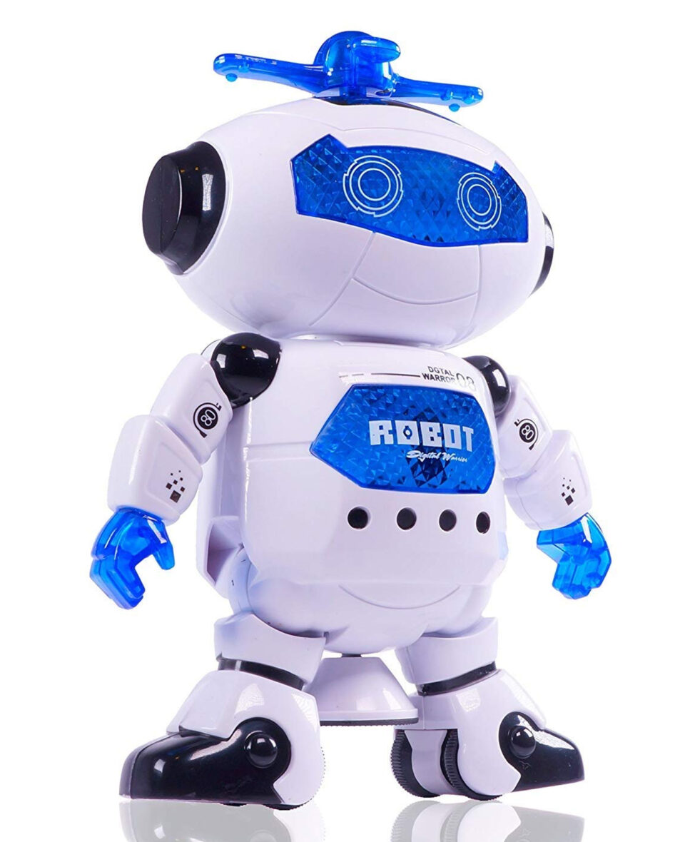 Dancing Robot With 3D Lights & Music – White