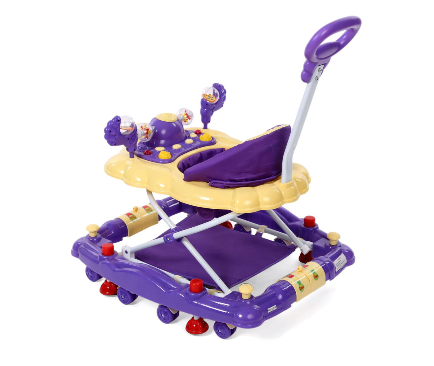 LuvLap Comfy Baby Walker Cum Rocker (18232) – Purple