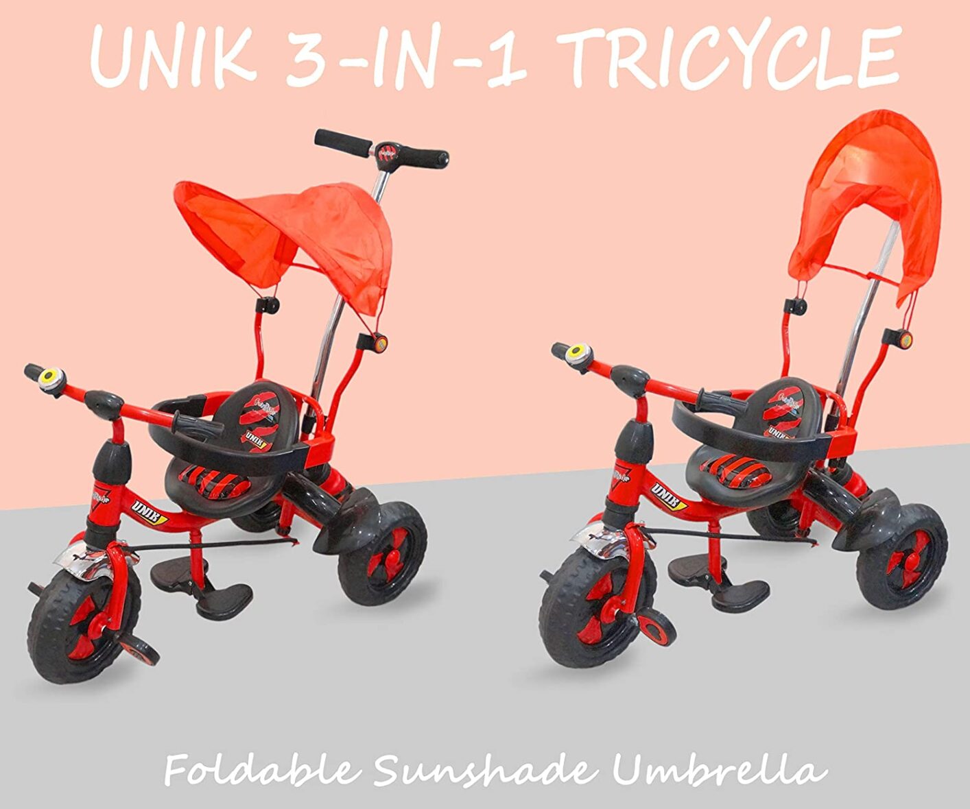 Fun Ride Baby Tricycle Unik Deluxe Rider 1 to 4 Years (12)