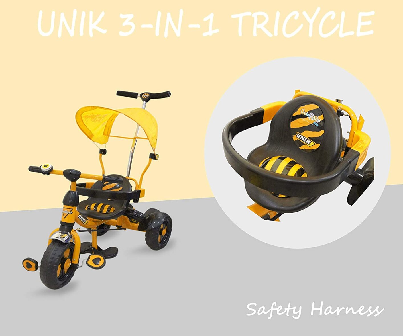 Fun Ride Baby Tricycle Unik Deluxe Rider 1 to 4 Years (22)