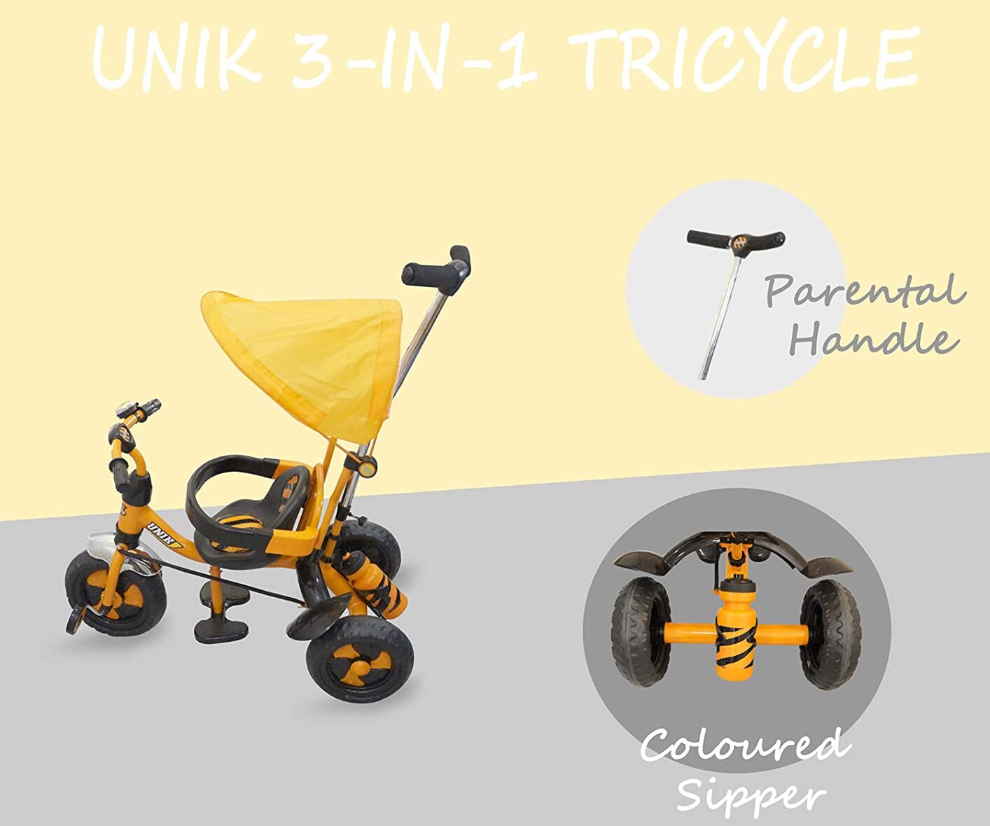Fun Ride Baby Tricycle Unik Deluxe Rider 1 to 4 Years (24)