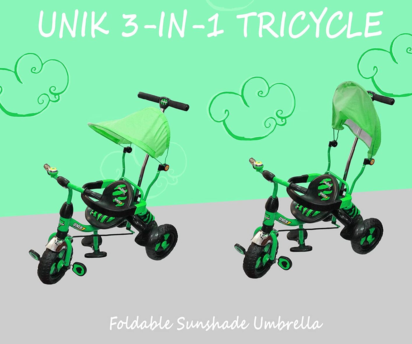 Fun Ride Baby Tricycle Unik Deluxe Rider 1 to 4 Years (9)