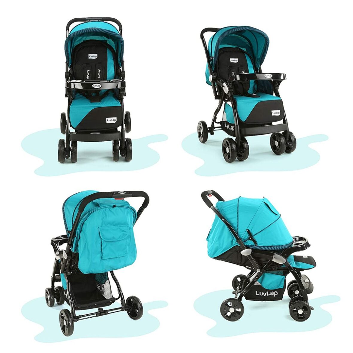 LuvLap Galaxy Baby Stroller – Multicolor