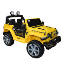 U Smile Ride on Jeep FT-938, Double Battery and Double Motor - Rechargeable (Yellow)