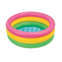 About this item Three rings Soft inflated floor Capacity 18cm of wall height Capacity 18cm of wall height repair patches For both boys and girls
