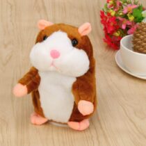 U Smile Talking Hamster Repeats Whatever You say, Electronic Mimicry Toy for Kids Interactive Soft Plush Stuffed Toy for Kids (Talking Hamster)