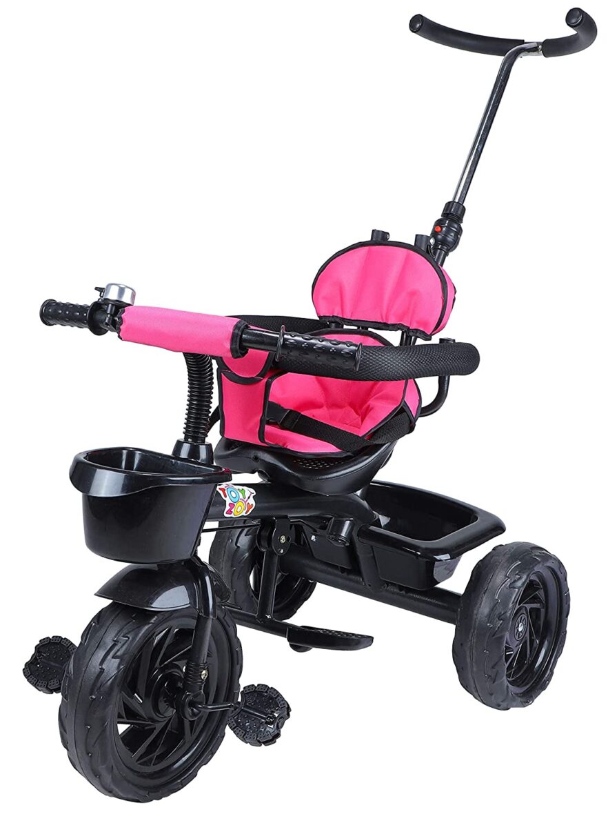 Toyzoy Maple Pro Max Kids|Baby Trike|Tricycle with Canopy for Kids|Boys|Girls Age Group 2 to 5 Years, TZ-532 (Pink)