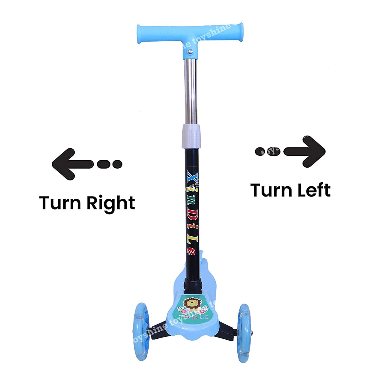 Toyshine Blazers 3 Wheels Heavy Duty Premium Scooter Runner for Kids M2 – Blue