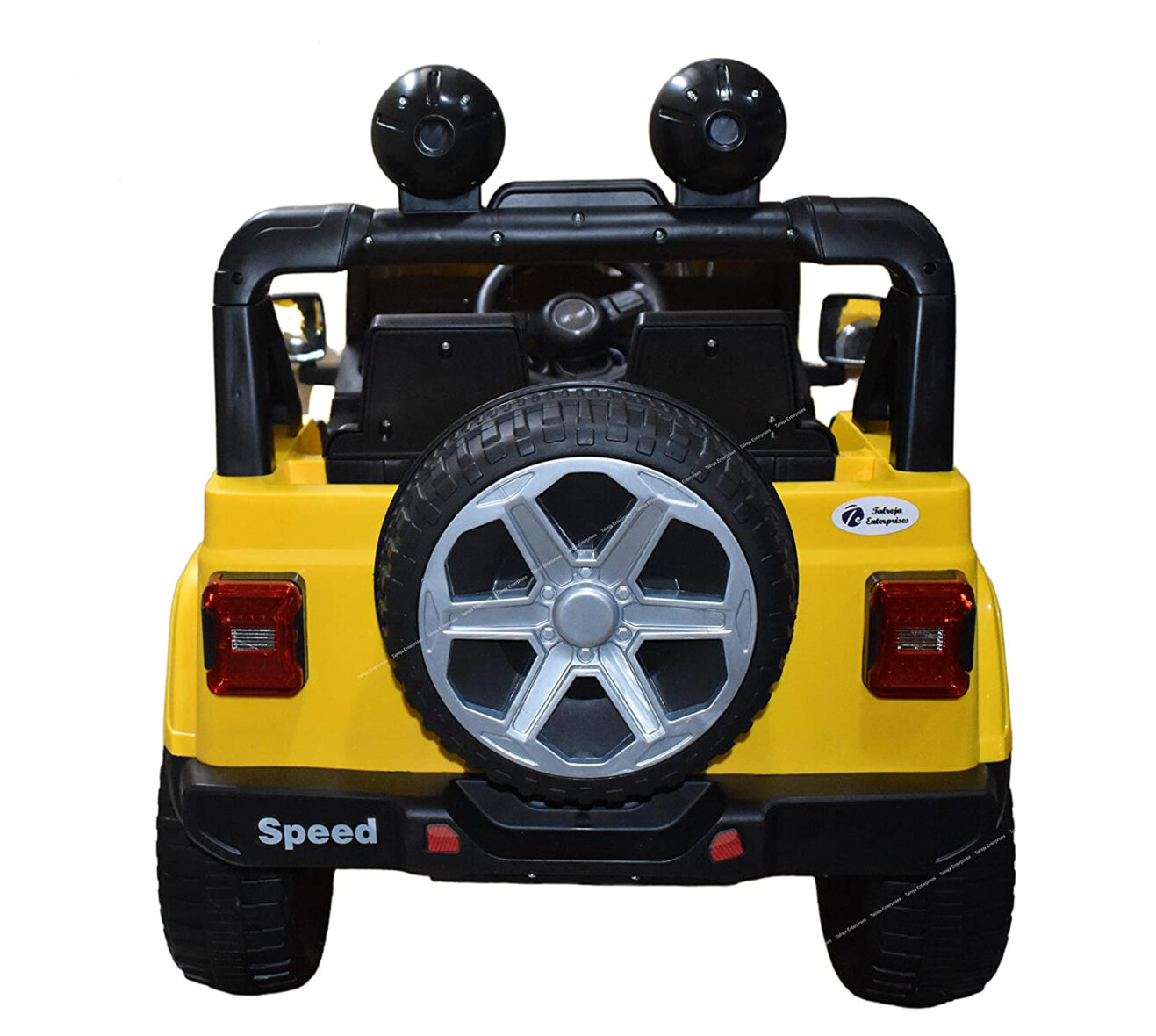 U Smile Ride on Jeep FT-938, Double Battery and Double Motor – Rechargeable (Yellow)