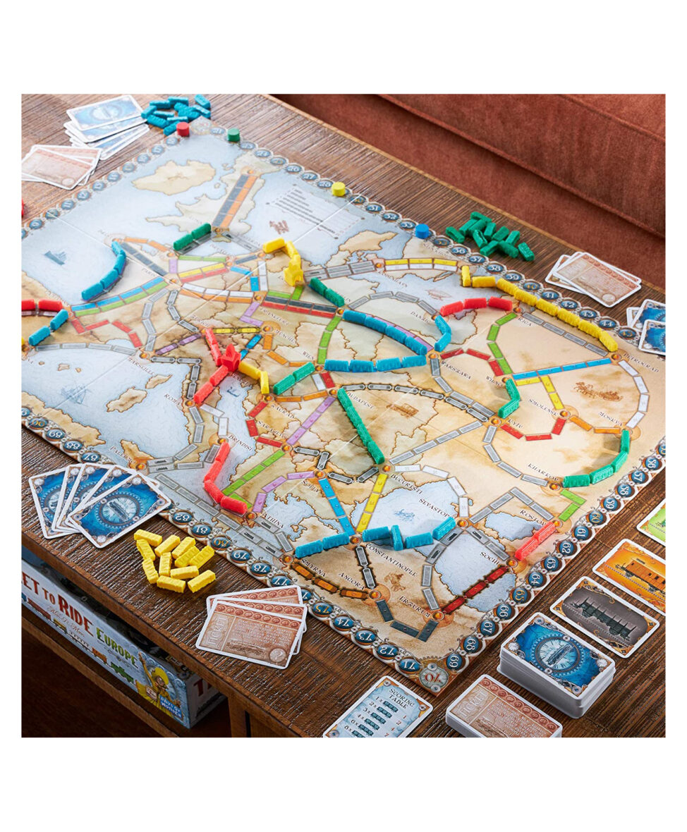 Yamama Ticket to Ride Europe Board Game – Multicolor