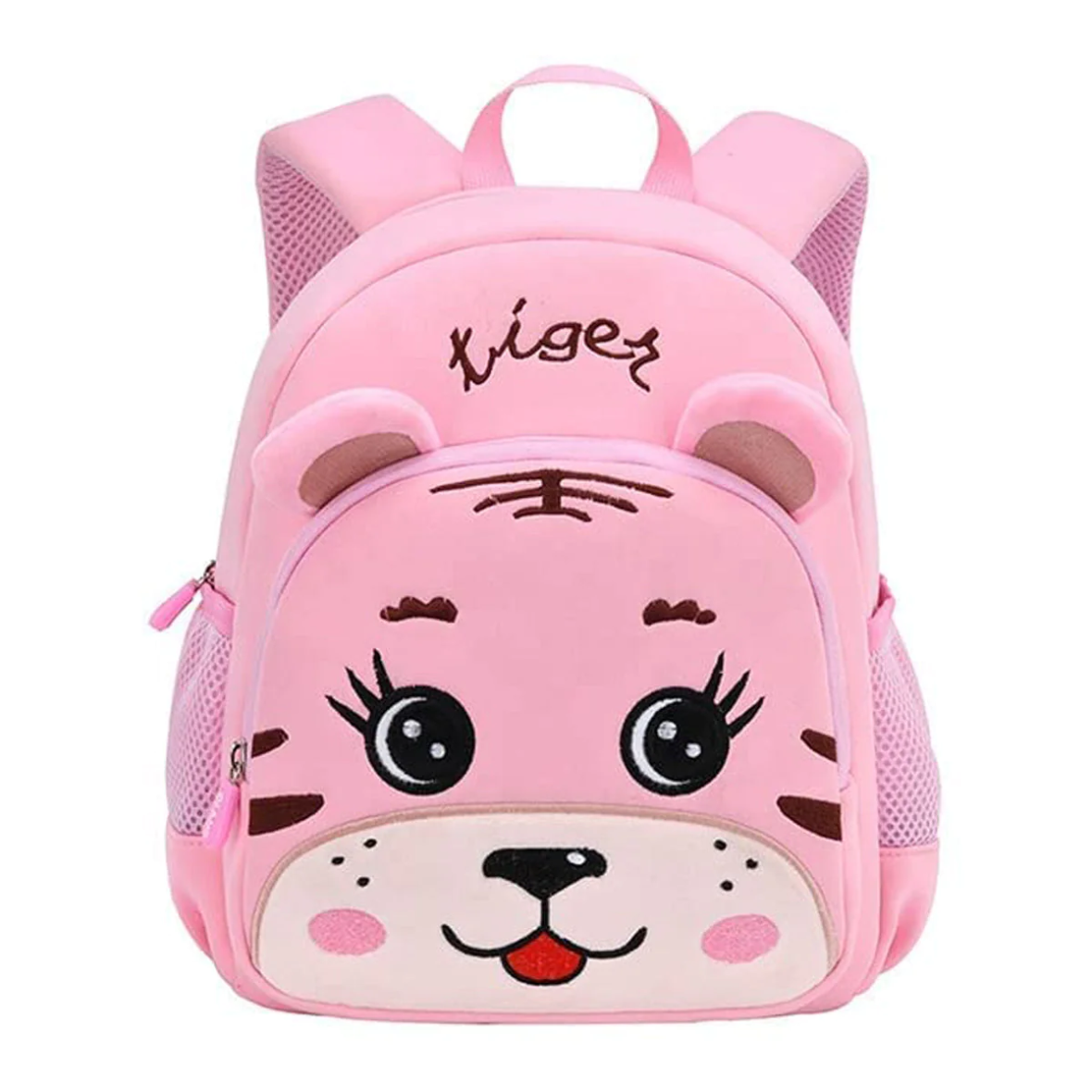 u-smile-cute-tiger-design-bag-for-pre-schoolers-kids-water-resistant-mini-backpack-for-kids-lightweight-small-size-bag-for-play-school-nursery-kids-picnic-bag-travel 3