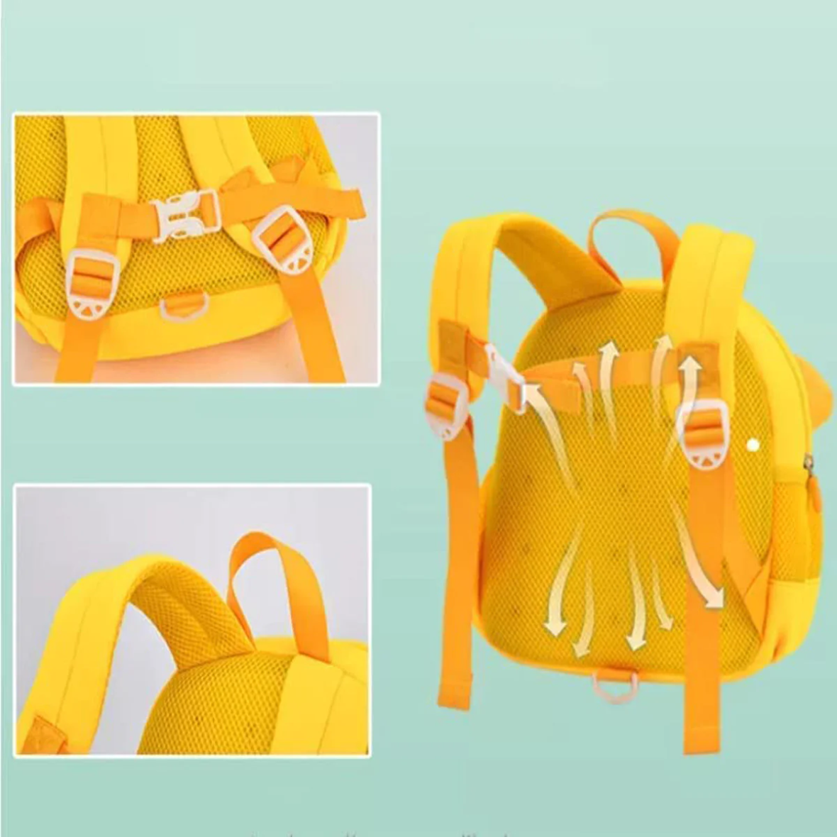 u-smile-cute-tiger-design-bag-for-pre-schoolers-kids-water-resistant-mini-backpack-for-kids-lightweight-small-size-bag-for-play-school-nursery-kids-picnic-bag-travel 7